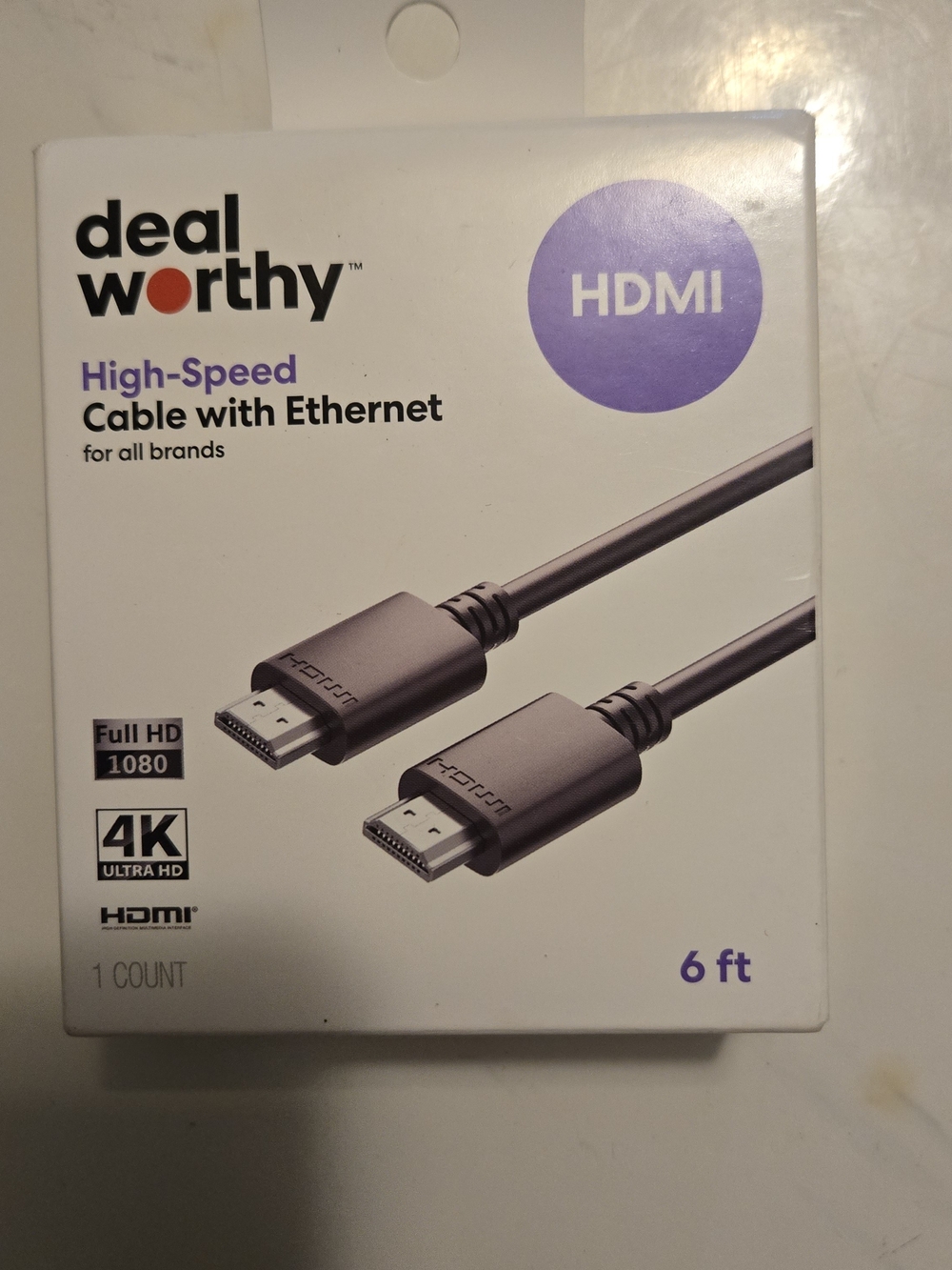 Deal Worthy HDMI Cable - Black